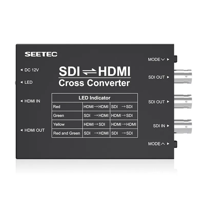 SEETEC Mini HDMI в SDI/SDI в HDMI конвертер SCH Full HD вещания конвертер 1080P SDI HDMI крест конвертер SCH