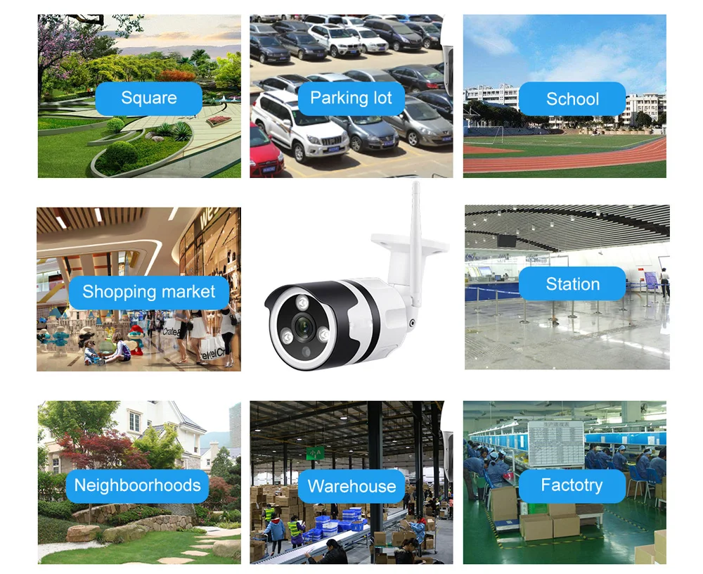 LOFAM wifi ip-камера 1080P 720P наружная водонепроницаемая Wi-Fi CCTV камера наблюдения 2MP 1MP беспроводная камера безопасности двухстороннее аудио
