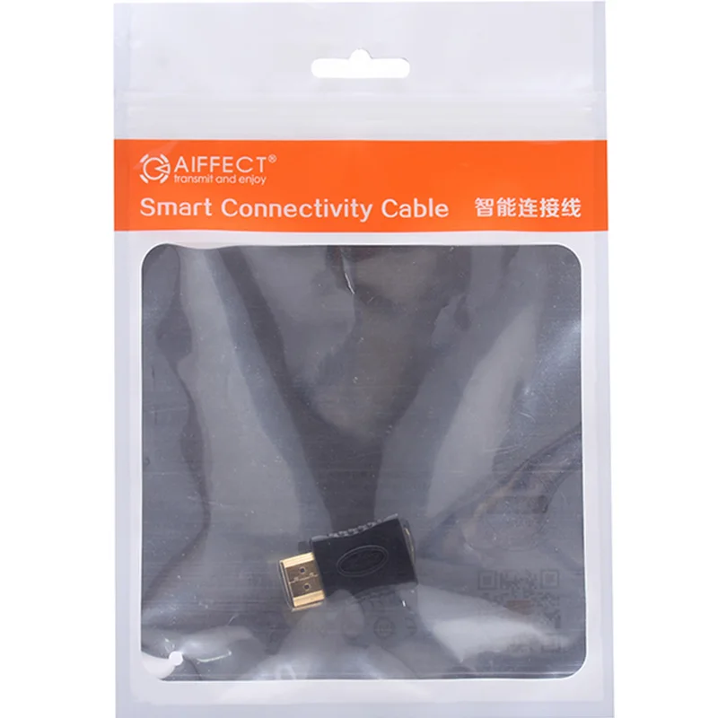 AIFFECT HDMI Мужской к Женский Кабель адаптер 24 K позолоченный коннектор переходник