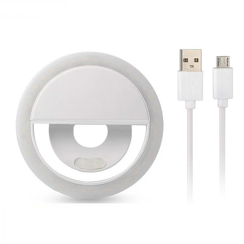 USB зарядка светодиодное кольцо для селфи Iphone дополнительный ing Night Darkness повышение