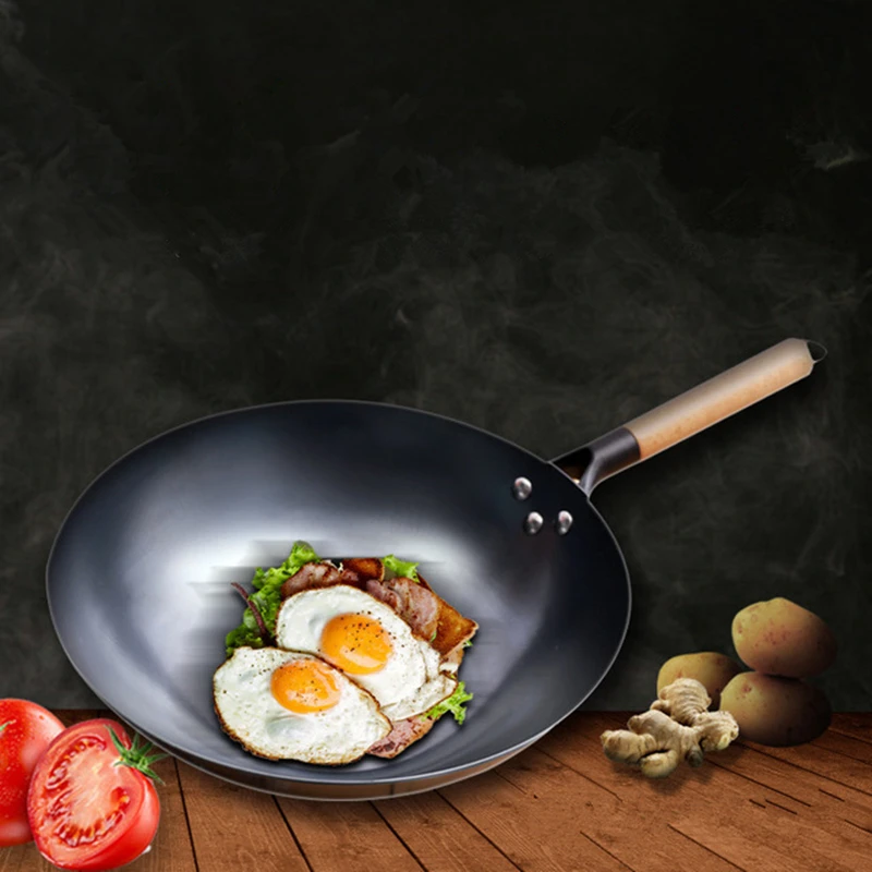 Мастер Звезда бытовой утюг Wok антипригарный без покрытия меньше масла дыма