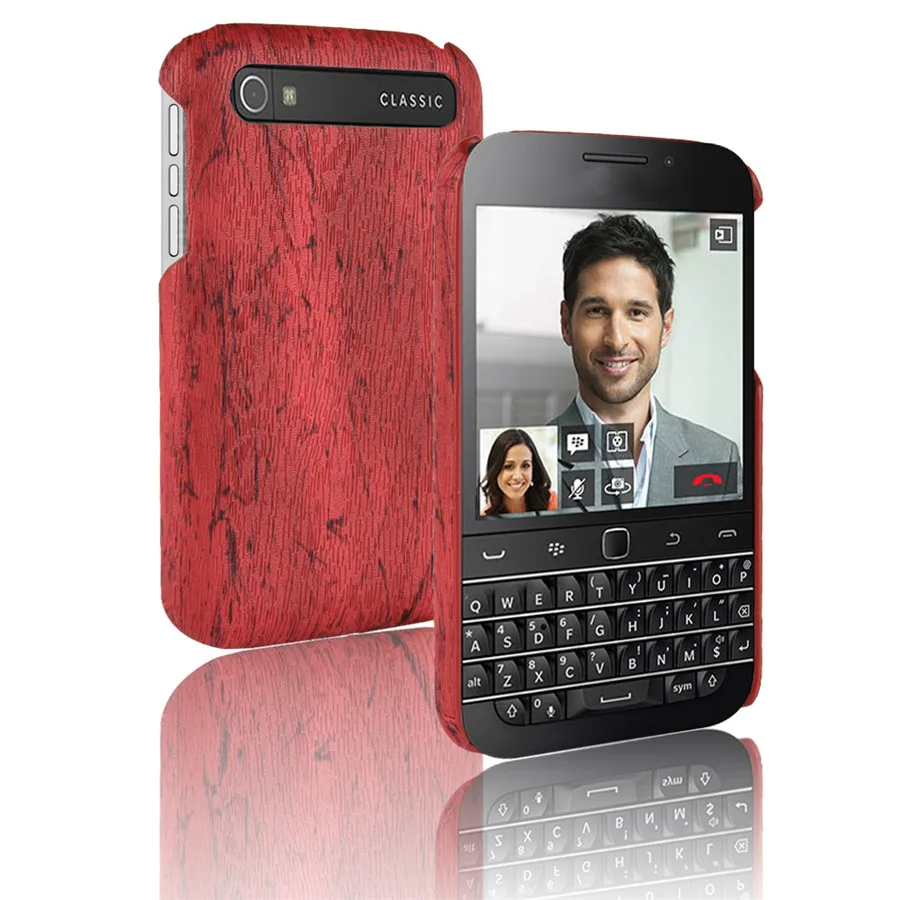 HOTSWEI для BlackBerry Classic Q20 чехол в стиле ретро с деревянной кожей дизайнерский