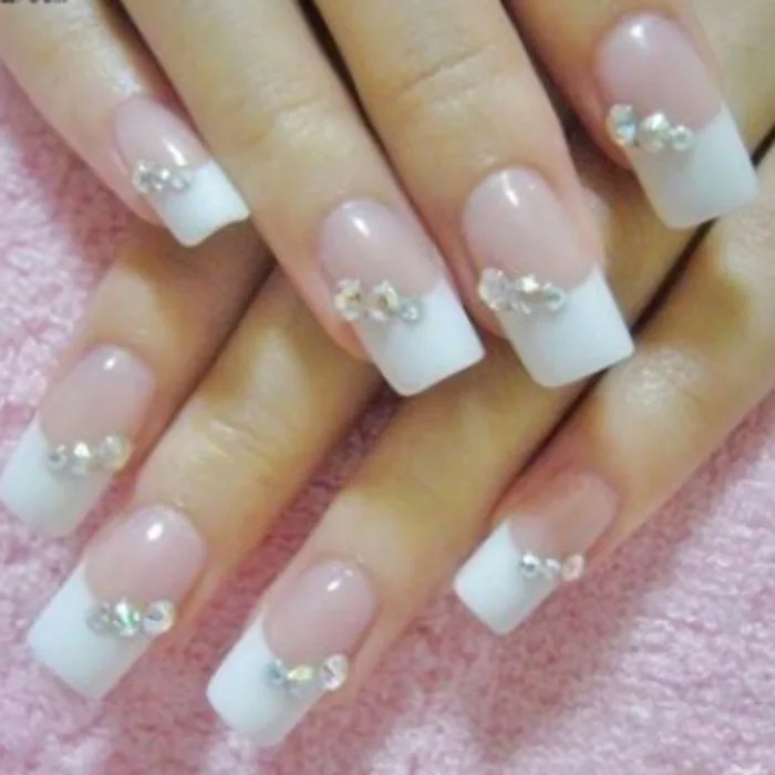 CoolMall-10 size False Nail 500pcs Artificial Acrylic French Art Tools | Красота и здоровье