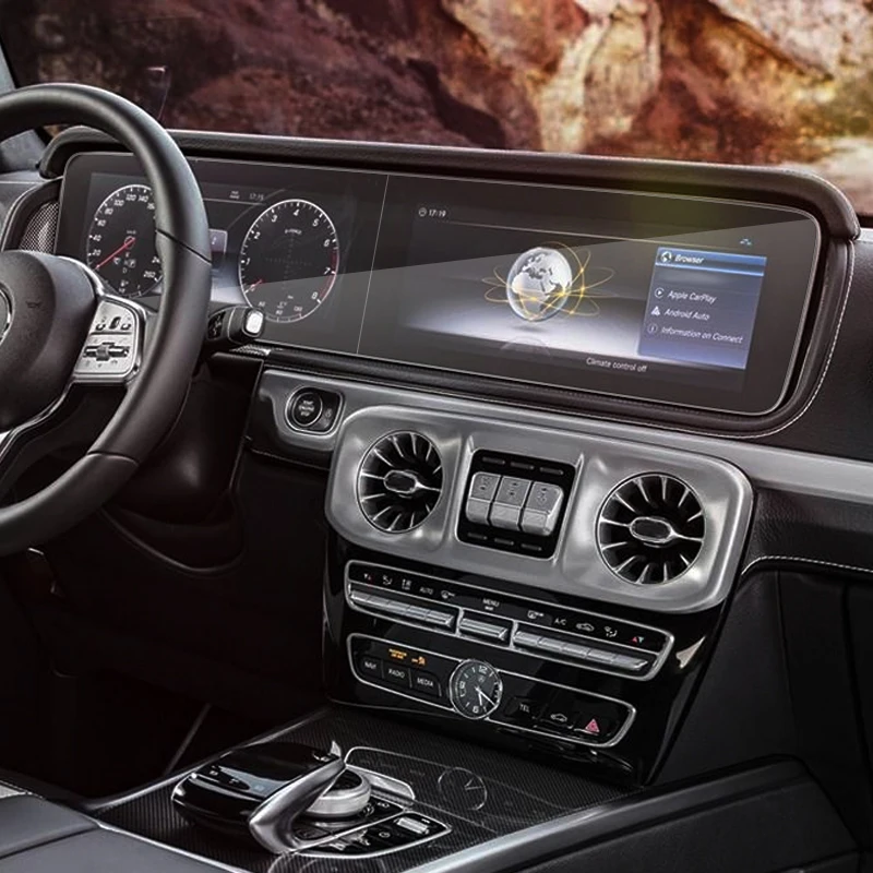 Автомобильный Стайлинг приборной панели пленка для Mersedes Benz G-Class W464- навигация gps закаленная пленка устойчивая к царапинам внутренняя наклейка