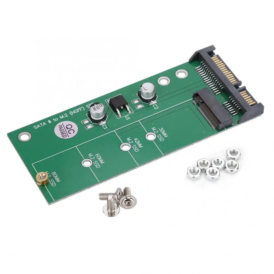 M2 NGFF SSD твердотельный накопитель для SATA3 интерфейс преобразования Riser Card адаптер