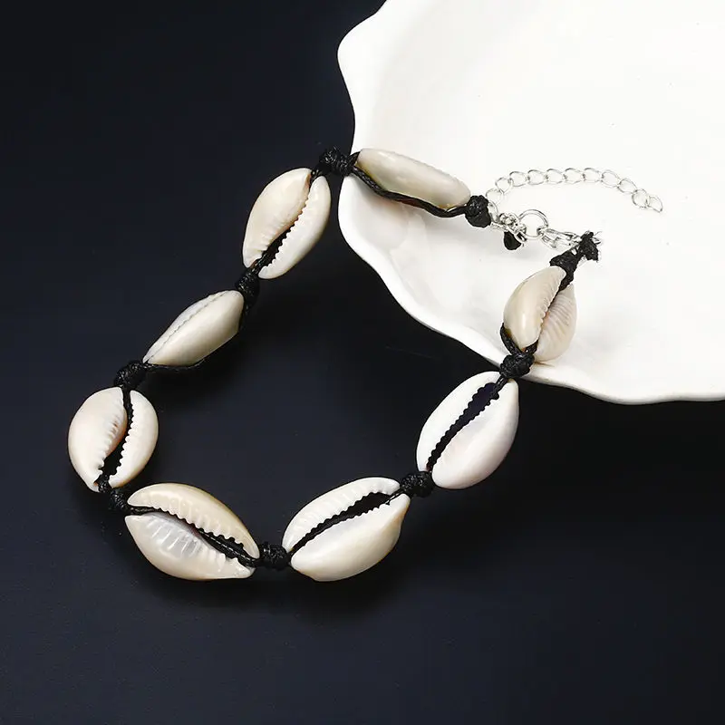 Дропшиппинг оптовая продажа пляжный браслет в виде ракушек для женщин ювелирные