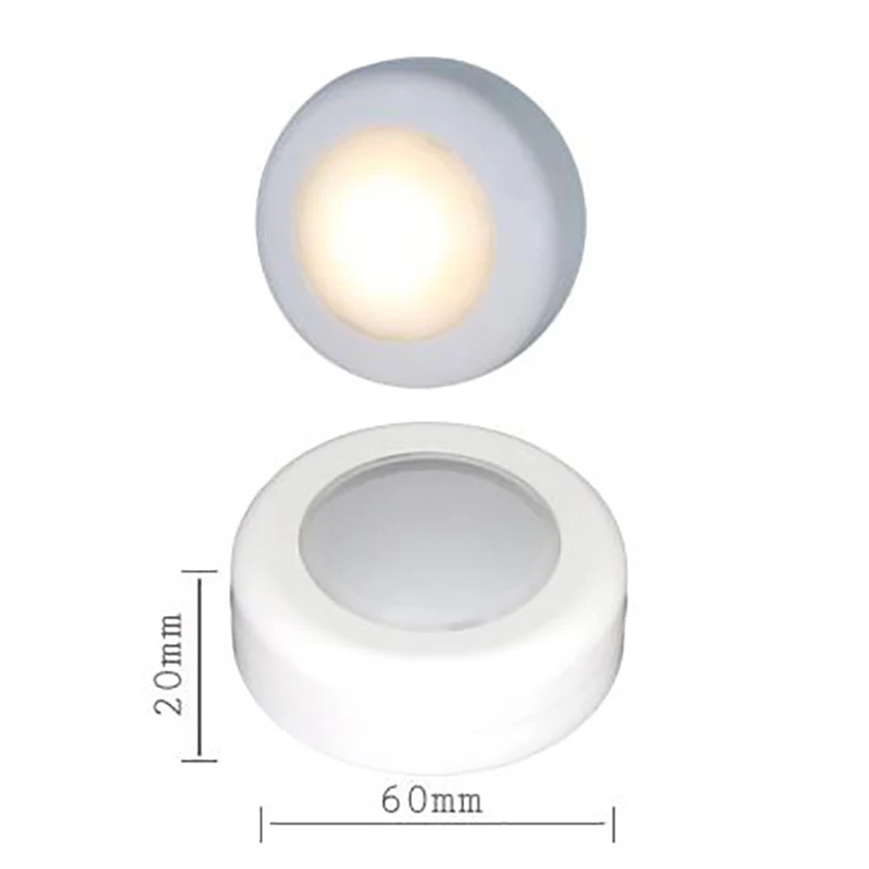 3 Вт Настенный ночной Светильник беспроводной затемняемый сенсорный