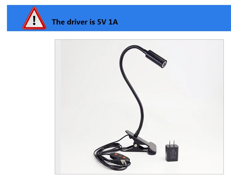 Плавная затемнения светодио дный USB LED Настольная лампа, лампа для чтения с зажимом-клипсой, светодио дный 1 Вт гибкие светодиодные настольные лампы, В 5 в ноутбука, портативный источник аварийное