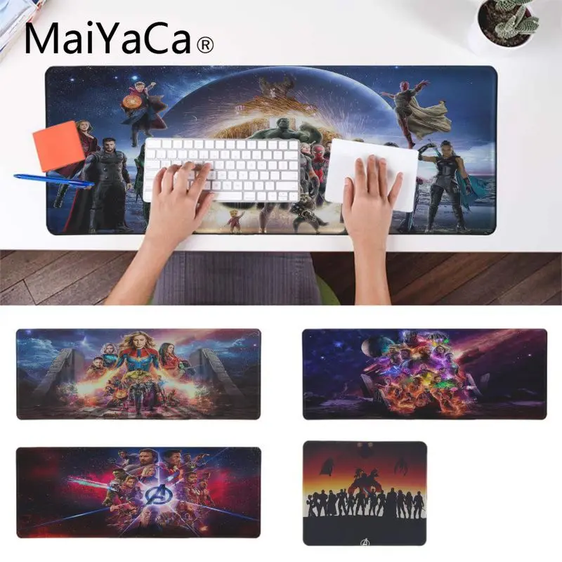 Красивое аниме maiyaca Мстители компьютерные игровые коврики для мыши Расширенный игровой коврик для мыши большой коврик для мыши геймер
