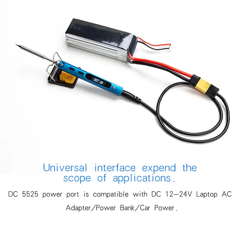 Мини 65 Вт программируемый Электрический паяльник TS100 цифровой ЖК-дисплей легко