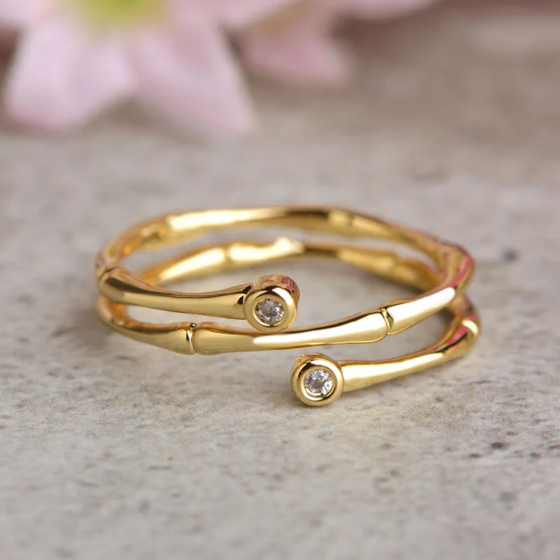 MECHOSEN Fashion AAAAA Zircon Thin Rings Quality Trust Worthy Copper Anneaux Jewelry Simple Noble Tail Women bague homme | Украшения и