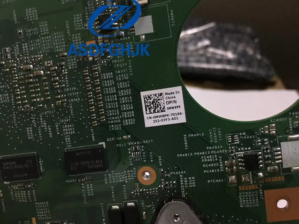 Материнская плата DDR3 0J2WW8 J2WW8 0MWXPK HM67 GT525m для Dell Inspiron 15R N5110|Платы расширения| |