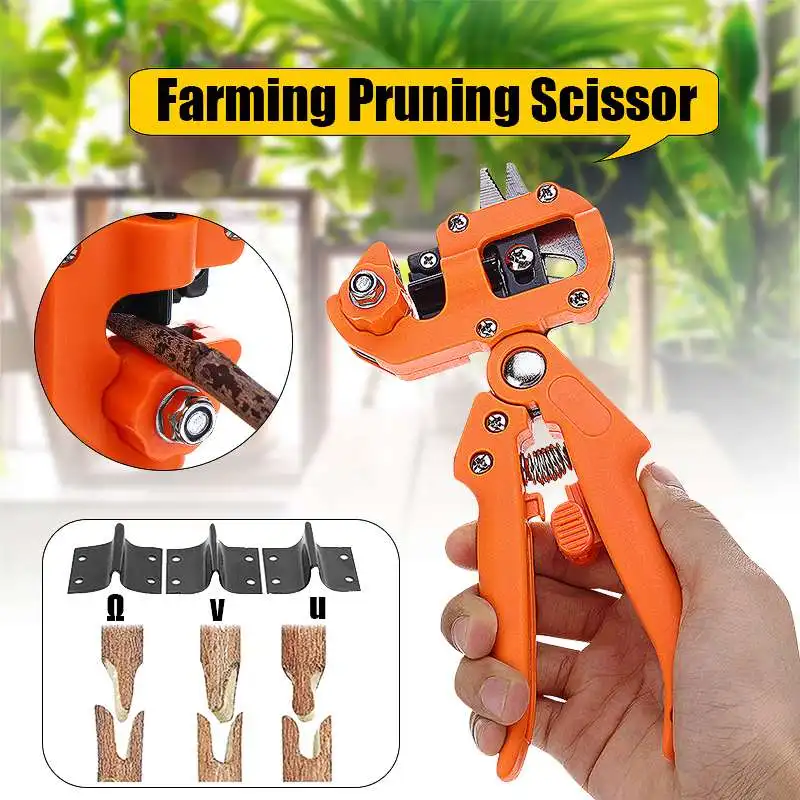 

Doersupp Garden Tools Grafting Pruner Chopper Vaccination Cutting Tree Plant Shears Scissor Fruit Tree grape vine Graft tool
