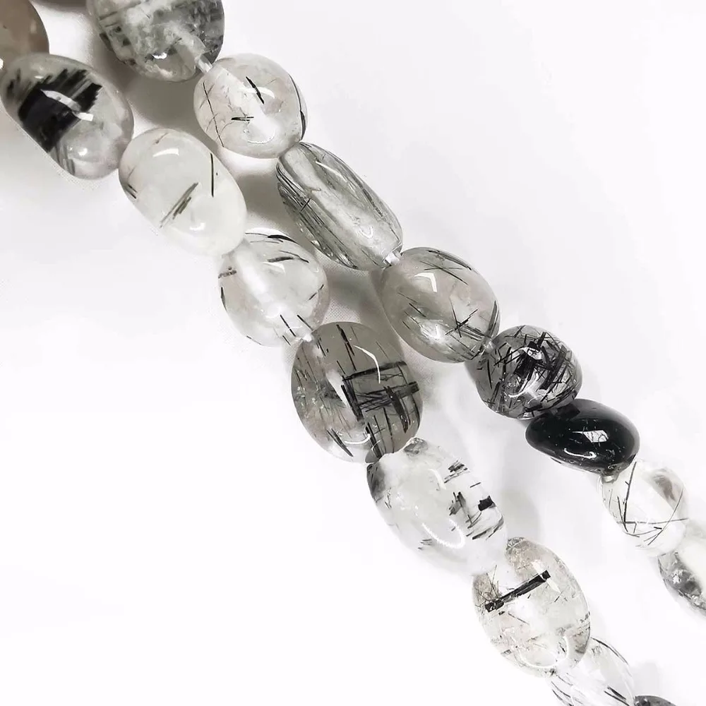 CKKU Jewelry 2019 овальный черный рутиловый кварц бусины для самостоятельного