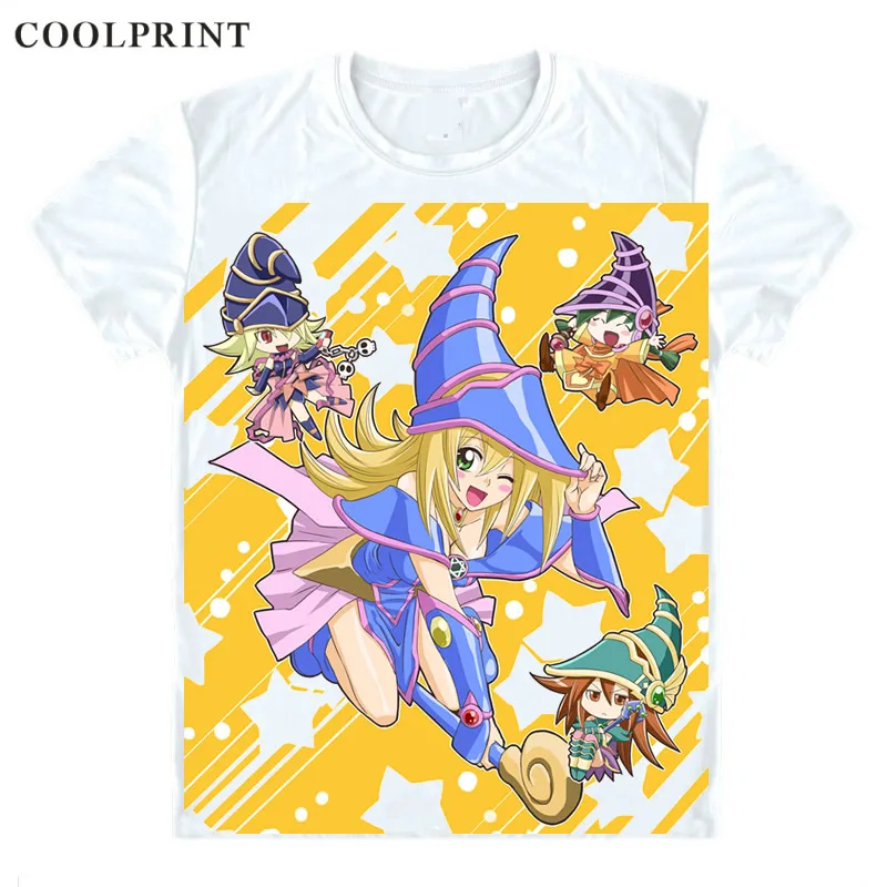 Style 6 Темный маг Девушка черная футболка Дуэль Монстры Yu-Gi-Oh Король игры Повседневное футболка Премиум Футболка с принтом короткий рукав рубашки - Цвет: Style 6