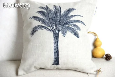 Скандинавский стиль зеленый Растительный Узор наволочка диван стул Подушка