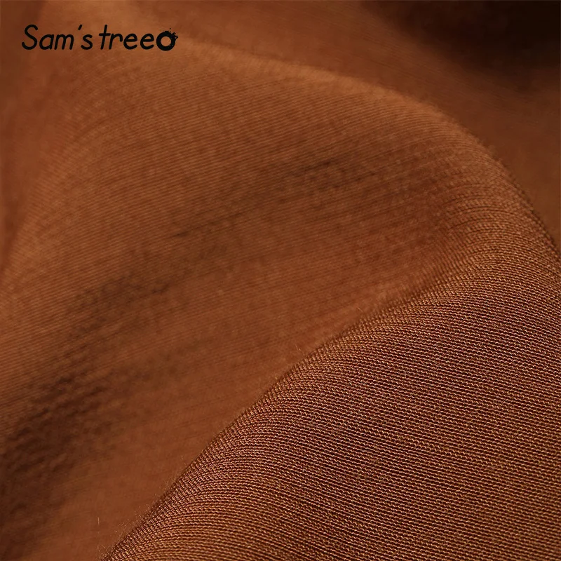 Samstree винтажное женское вечернее платье, осеннее модное женское праздничное платье с v-образным вырезом и длинным рукавом, элегантное платье трапециевидной формы для женщин
