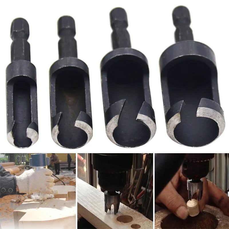 4 шт./компл. набор сверл из углеродистой стали инструментов для деревообработки 6