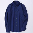 GREVOL 2017 новые мужские однотонные рубашки, деловые рубашки с длинным рукавом и отложным воротником, мужские рубашки из 100% хлопка, облегающие, популярные дизайны