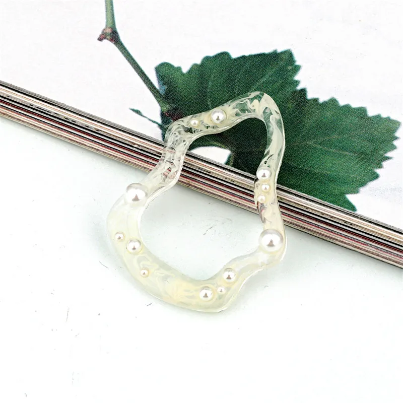 2 шт. богемные нестандартные Полые Подвески из смолы Diy цветные серьги ручной