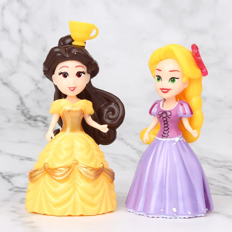 8 шт./компл. волшебное платье с зажимом для кукол Волшебная Статуэтка принцессы