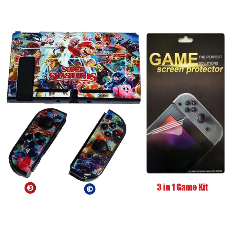 A091-2MCAP-SP Защитный чехол 3 в 1 для Funda shand Switch Joy-Con ДЛЯ NS JoyCon, чехол для NX Joy Con, чехлы для контроллера - Цвет: A091-2MCAP-SP