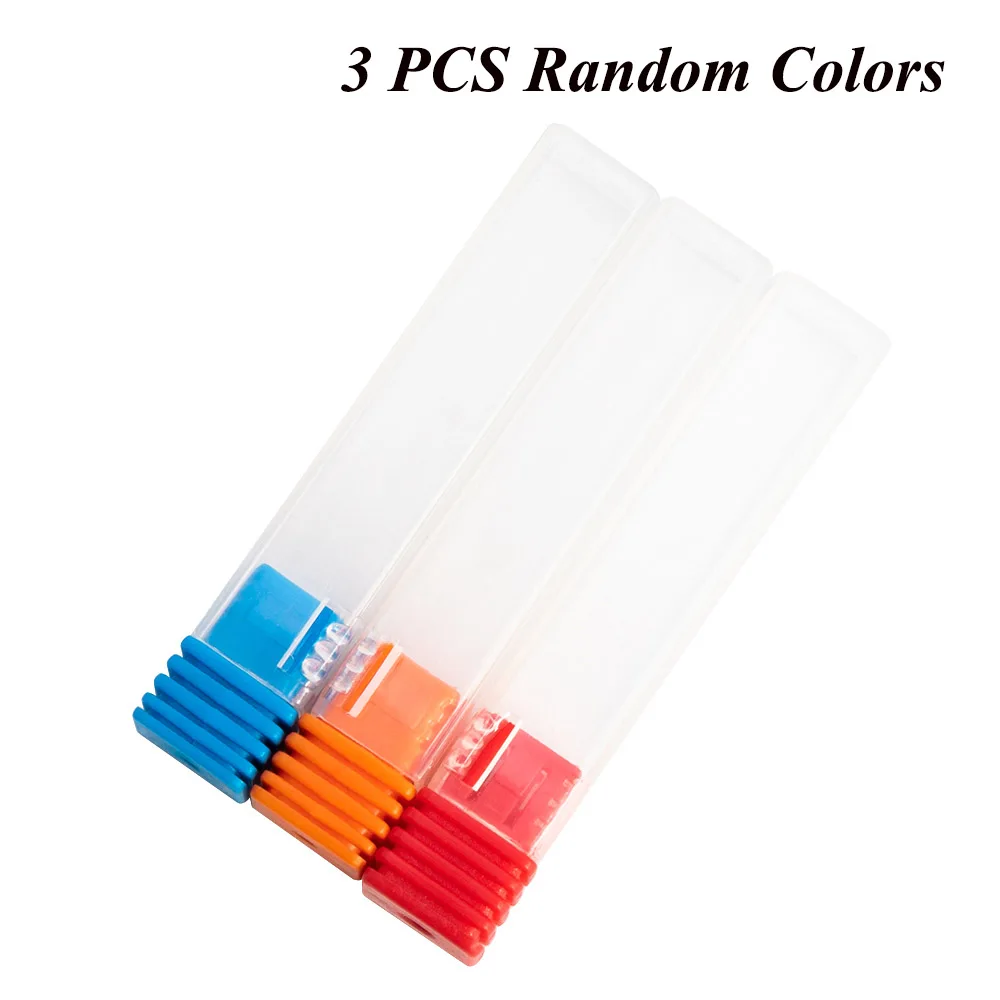3 pcs Dmoley держатель для сверл для ногтей, 3 цвета, коробка для хранения бурильных бит, подставка для дисплея, коробка для сверл для ногтей, контейнер-Органайзер - Цвет: 3 pcs