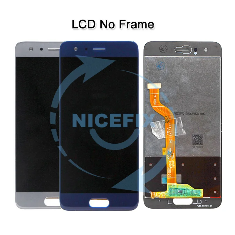 ЖК-дисплей для Huawei Honor 9 сенсорный экран с дигитайзером в сборе STF-L09/AL10/AL00 сменный 5