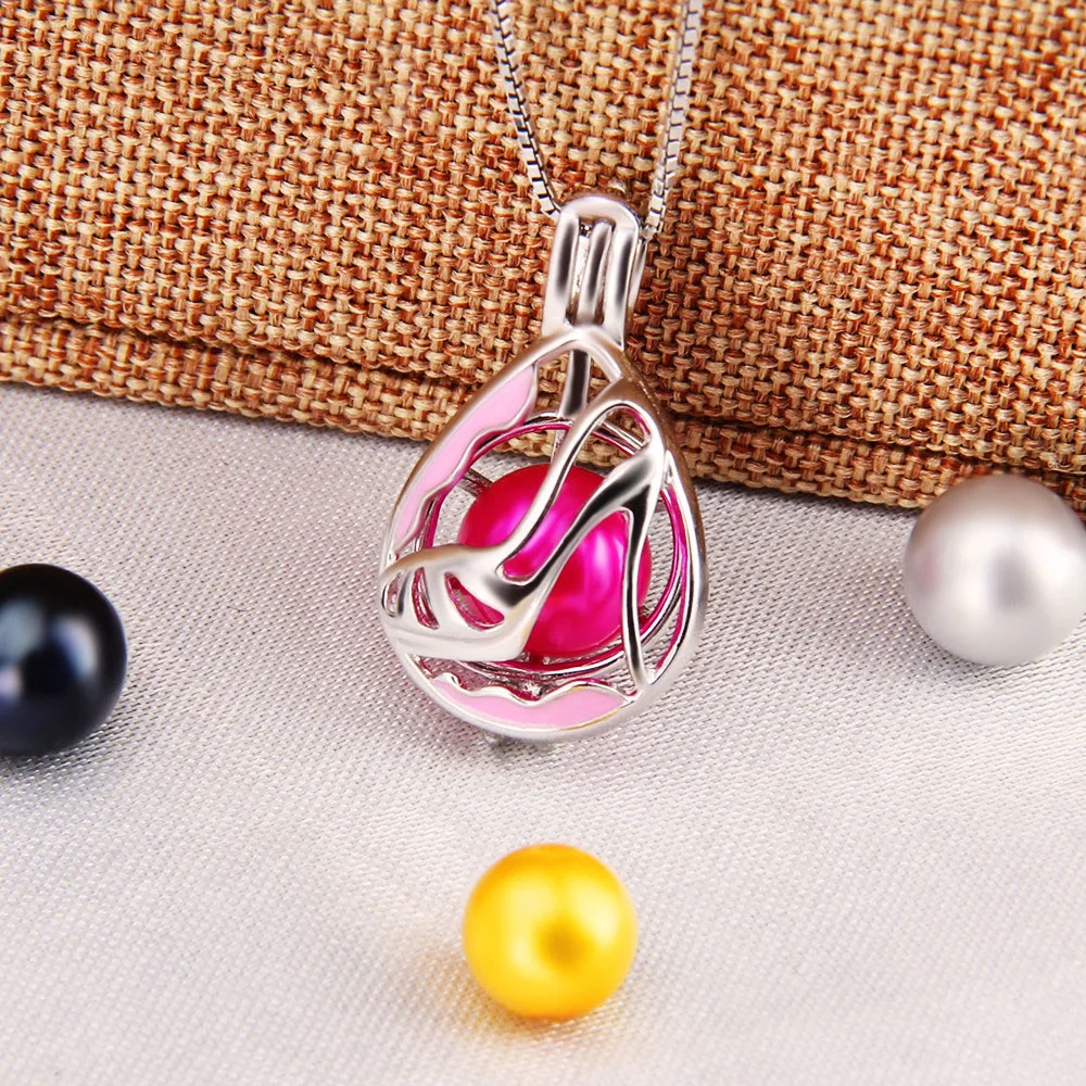 CLUCI серебро 925 подвеска на высоком каблуке для женщин ювелирное изделие из