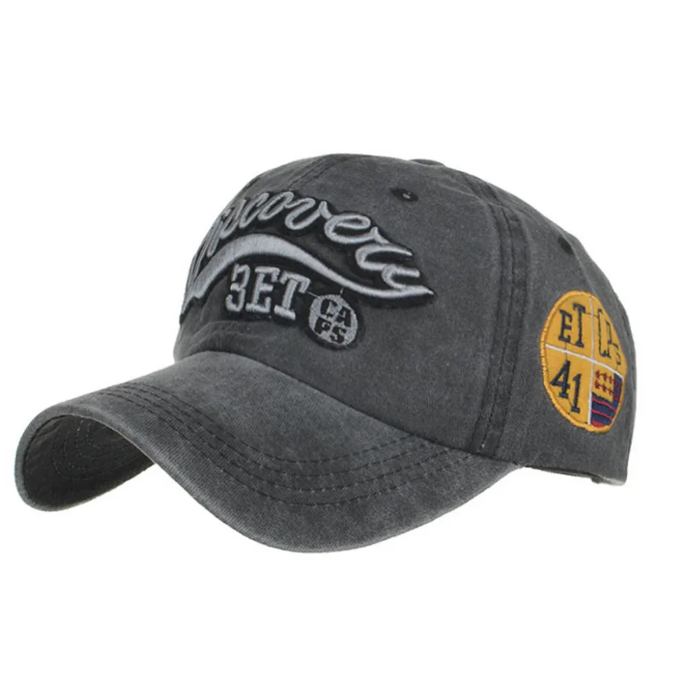 Повседневная хлопковая кепка для мужчин и женщин летняя бейсбольная Кепка