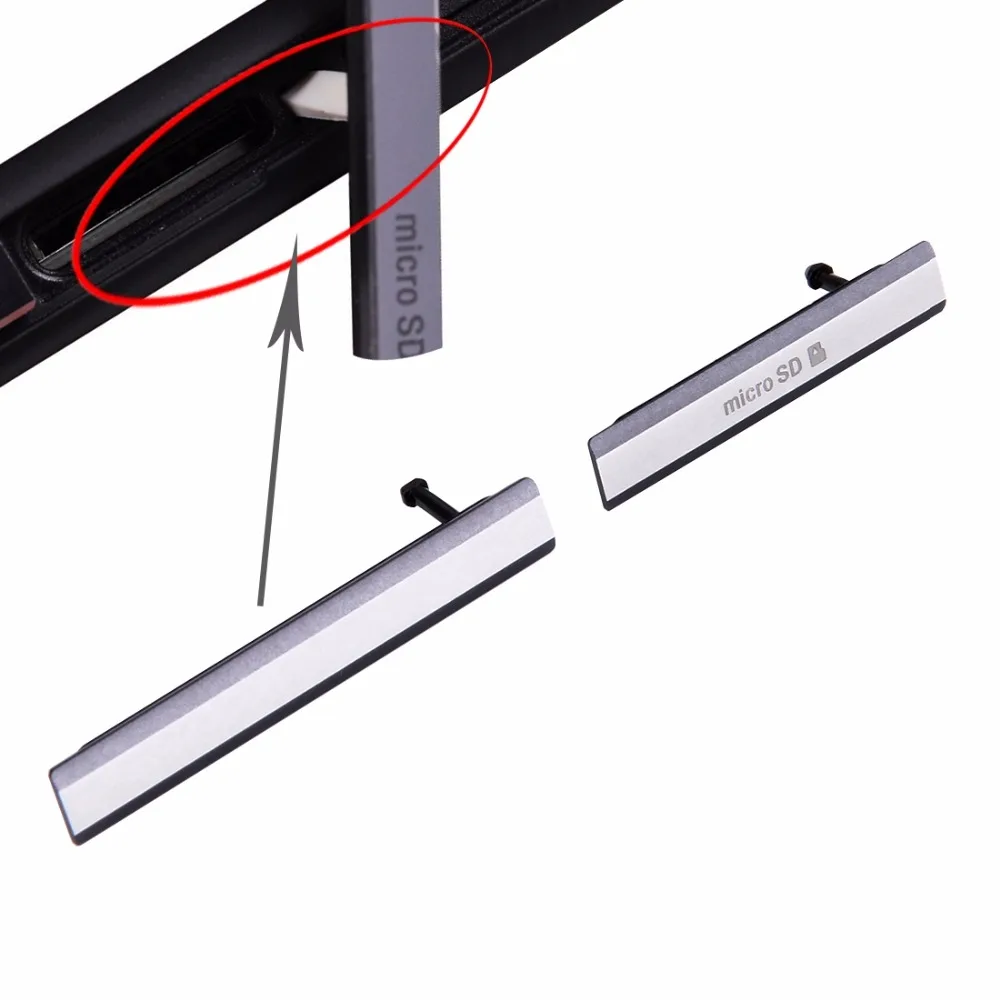 Крышка для SIM карты + крышка Micro SD пылезащитный набор блоков Sony Xperia Z2 / L50w|Адаптеры