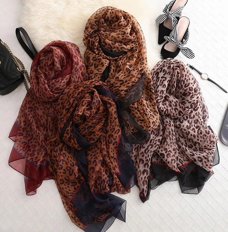 Шарф женский зимний из шелка 135*190 см | Аксессуары для одежды