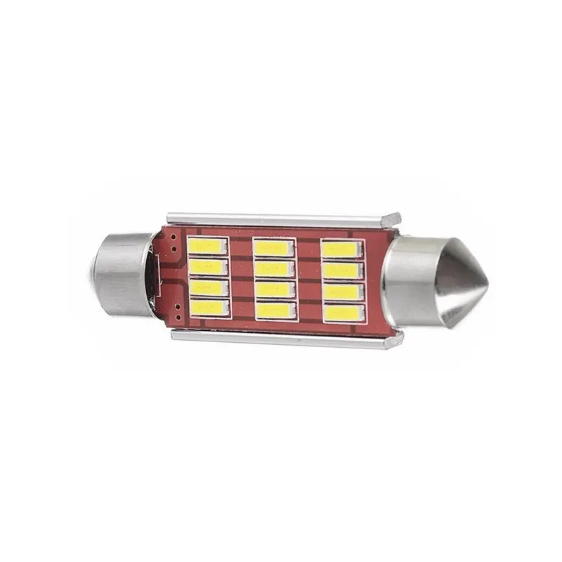 2 шт. CANBUS LED 36 мм C5W лампы 4014SMD интерьерные огни номерного знака для vw Golf 3 4 5 6 Passat 3c B6