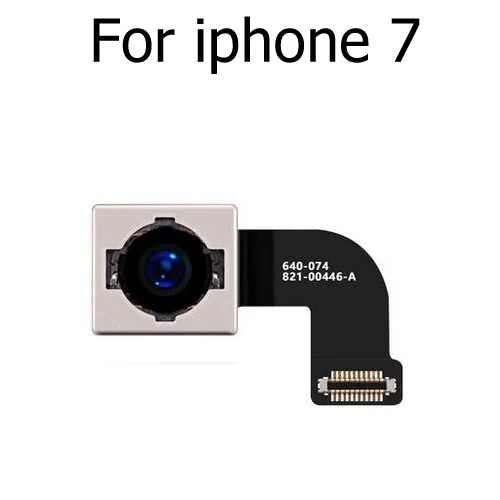 For iphone 7 Оригинальная основная задняя камера для iphone 4, 4S, 5, 5S, SE, 5C, 6, 6 S, 7, 8 Plus, X, XS, XS, Max, XR, задняя большая камера, гибкий кабель, лента, протестирована на - Цвет: For iphone 7