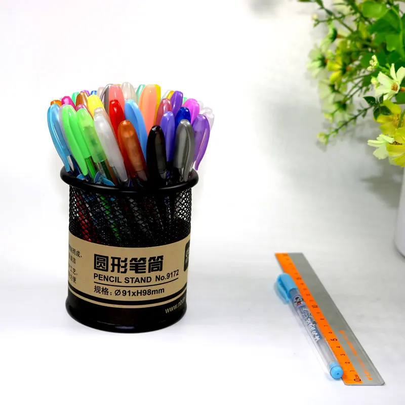 Маркер блестящая ручка металлическая 1 0 мм 48 цветов | Канцтовары для офиса и дома