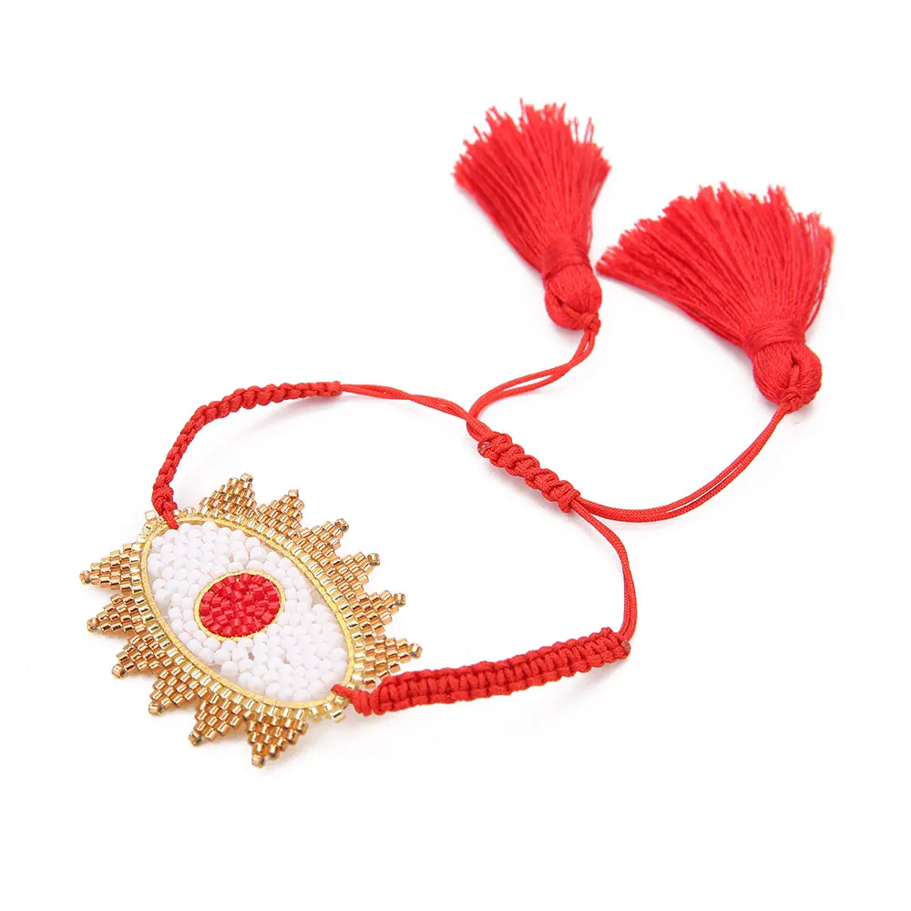 Shinus 5 шт./партия, браслет Delica MIYUKI, турецкий браслет Evil Eye для женщин, Pulseras Mujer Moda, ювелирные изделия Bileklik