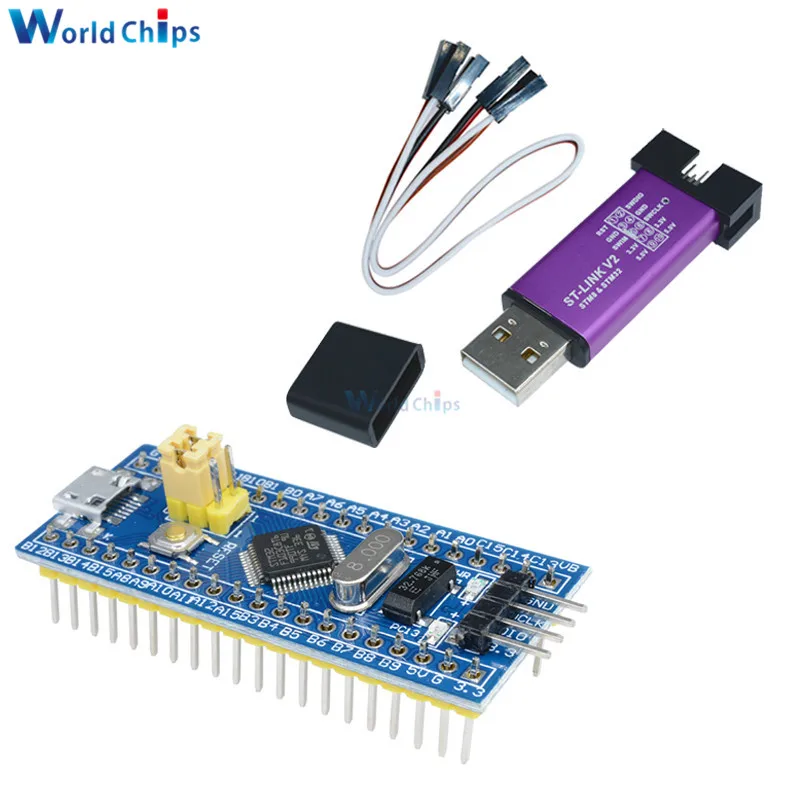 Плата разработки системы STM32F103C8T6 ARM STM32 модуль для Arduino DIY Kit ST Link V2 Mini STM8 симулятор