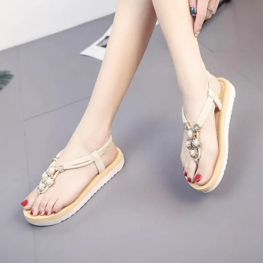 Уличная пляжная обувь летние сандалии на толстой подошве женские шлепанцы