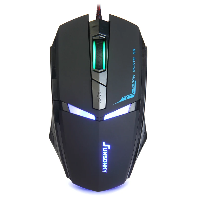 Professional Wired Gaming Mouse 6 Buttons LED 1600DPI USB Optical Gamer Mice for PC Desktop Laptop | Компьютеры и офис