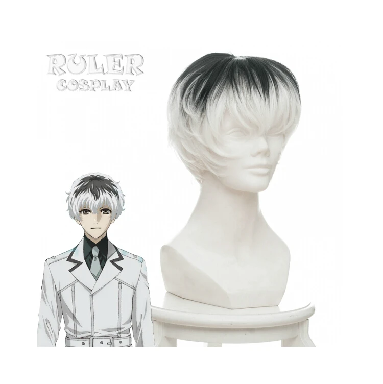 Одежда с надписью Tokyo Ghoul:re Сасаки хайсе Косплэй парик для косплея канеки кэна