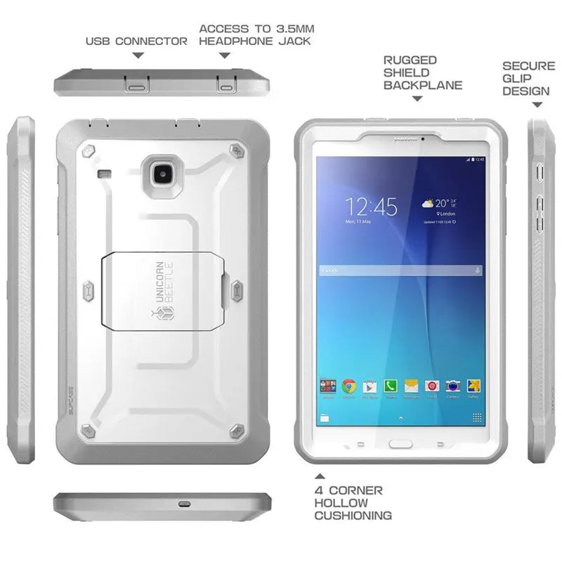 Для Samsung Galaxy Tab E 8,0 чехол SUPCASE UB Pro полный корпус Прочный гибридный защитный чехол со встроенным защитным экраном