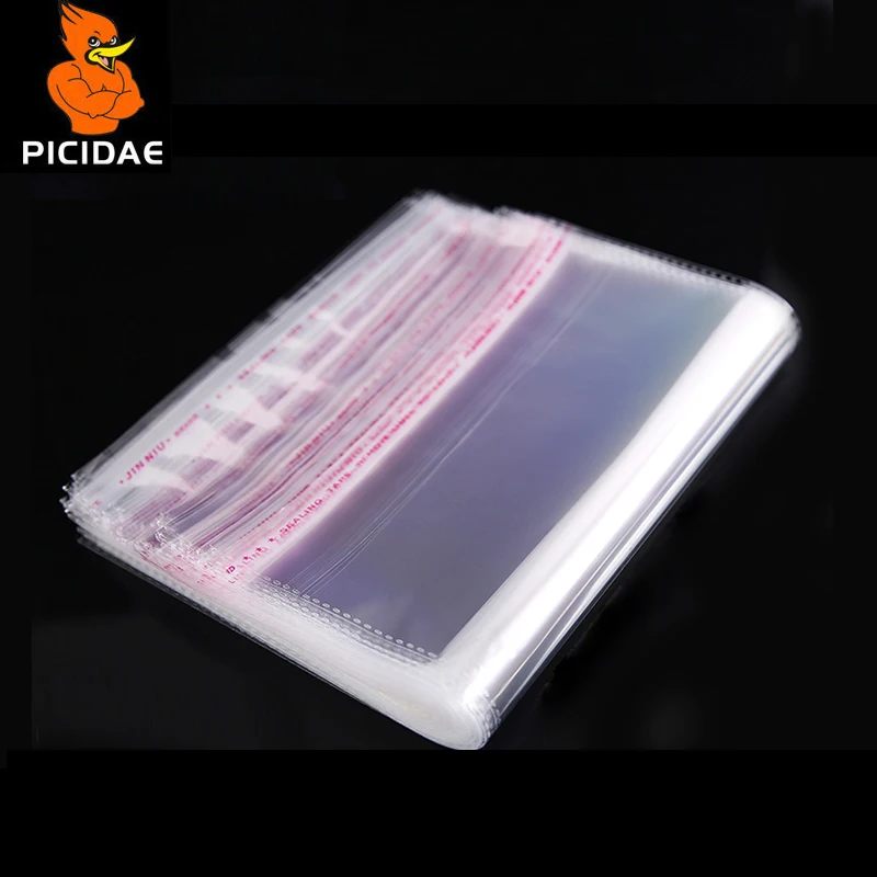 Прозрачный opp целлофановое самоклеящееся уплотнение прозрачный пластиковый