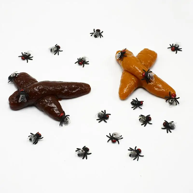 10 шт./лот реалистичный липкий ворс в стиле X забавный смешной какаш поддельные