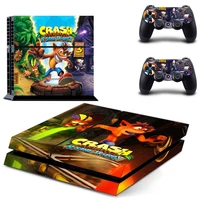 crash bandicoot n sane trilogy ps4 skin sticker decal for sony playstation 4 console and 2 controller skin ps4 sticker vinyl