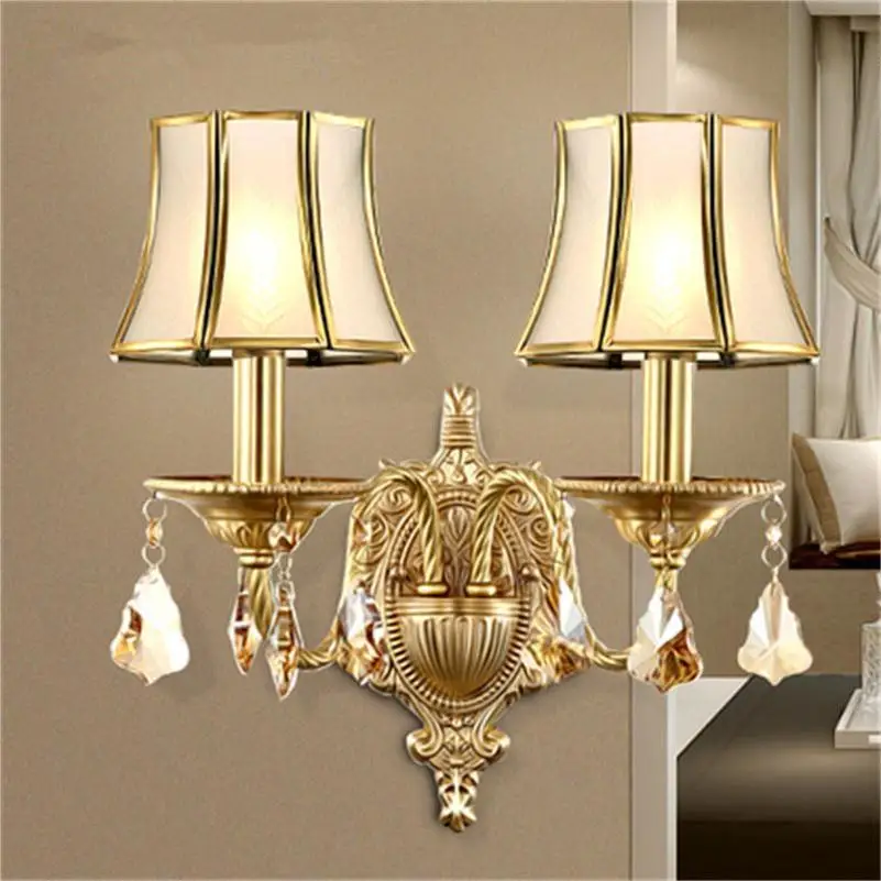 Европейский роскошный настенный светильник с аппликацией Murale Wandlamp Lampara Pared
