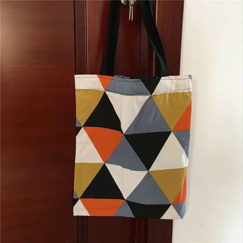 Хлопковая холщовая Экологически чистая Сумка-тоут YILE для покупок сумка через