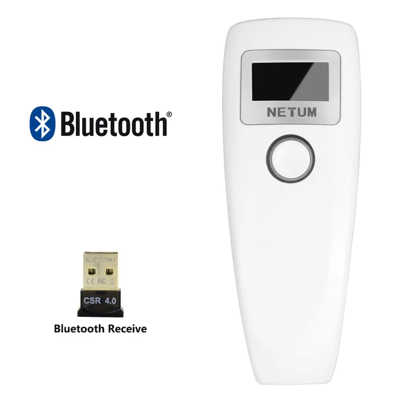 Беспроводной Bluetooth 2D сканер штрих-кода NT-Z2S для Android и ios iphone портативный лазерный