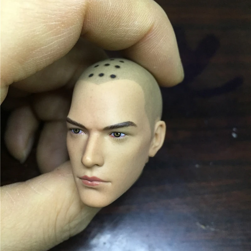 

1/6 Scale Holy Monk Male Head Sculpting Model With A Opened Eyes/B Closed For 12 "Phicen Male Body Action Figure Not verycool