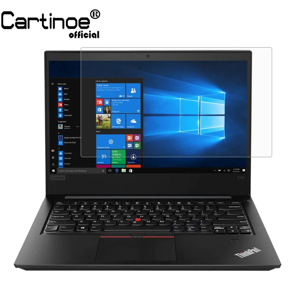Cartinoe 14 дюймов Защитная плёнка для экрана ноутбука Lenovo Thinkpad Edge E470 E480 &quotноутбук Hd