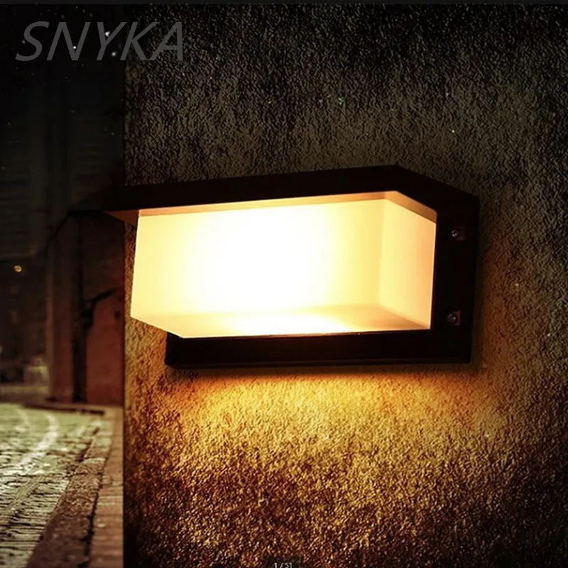 Бесплатная доставка открытый настенный светильник 10 Вт 16 18 20 Водонепроницаемый